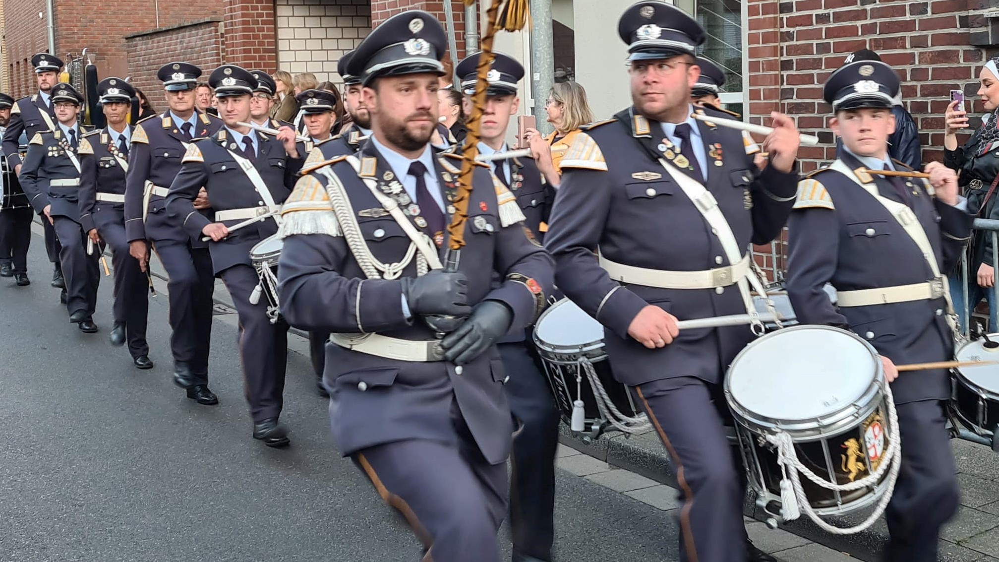Korps bei der Probe