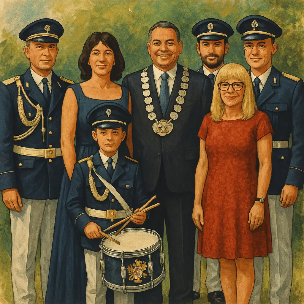 Mitglieder musizieren